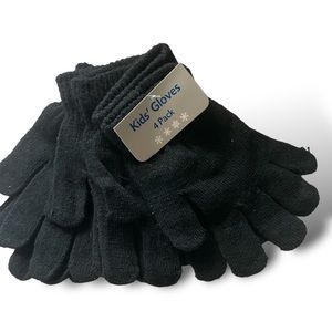NWT Gloves Kids Winter Gear Snow Hand Warmers Poppy 4 Pack winter mittens black*